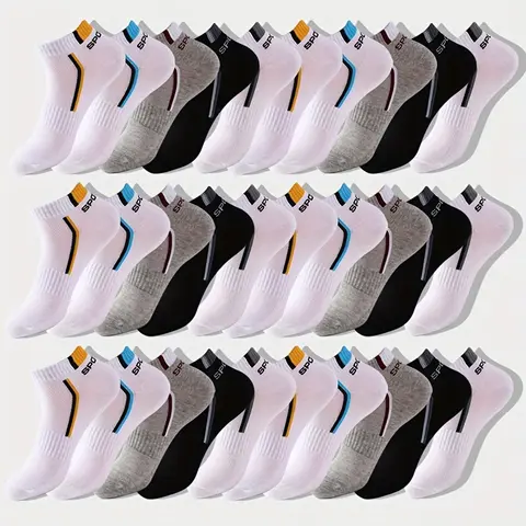 Women's Invisible Disposable Tubesocks - 10/20/30 Pairs, 95% Polyester 5% Spandex, Lightweight Breathable Mesh, Soft Comfortable, Business-Casual, Athletic Running Socks, Machine Washable