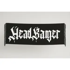 Head Banger Unisex Black Pashmina