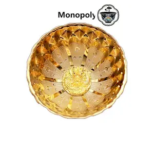 Premium Handcrafted Golden Dragon Peacock Jian Zhan | Gold Inlay Ceramic Masterpiece JSYGXQ0006