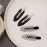 Set of 2/4 Acrylic Alligator Flat Decorative Hair Clips, Colorful Design, Hairstyle Accessory, Casual Style Fashion Hair Accessories for Women & Girls