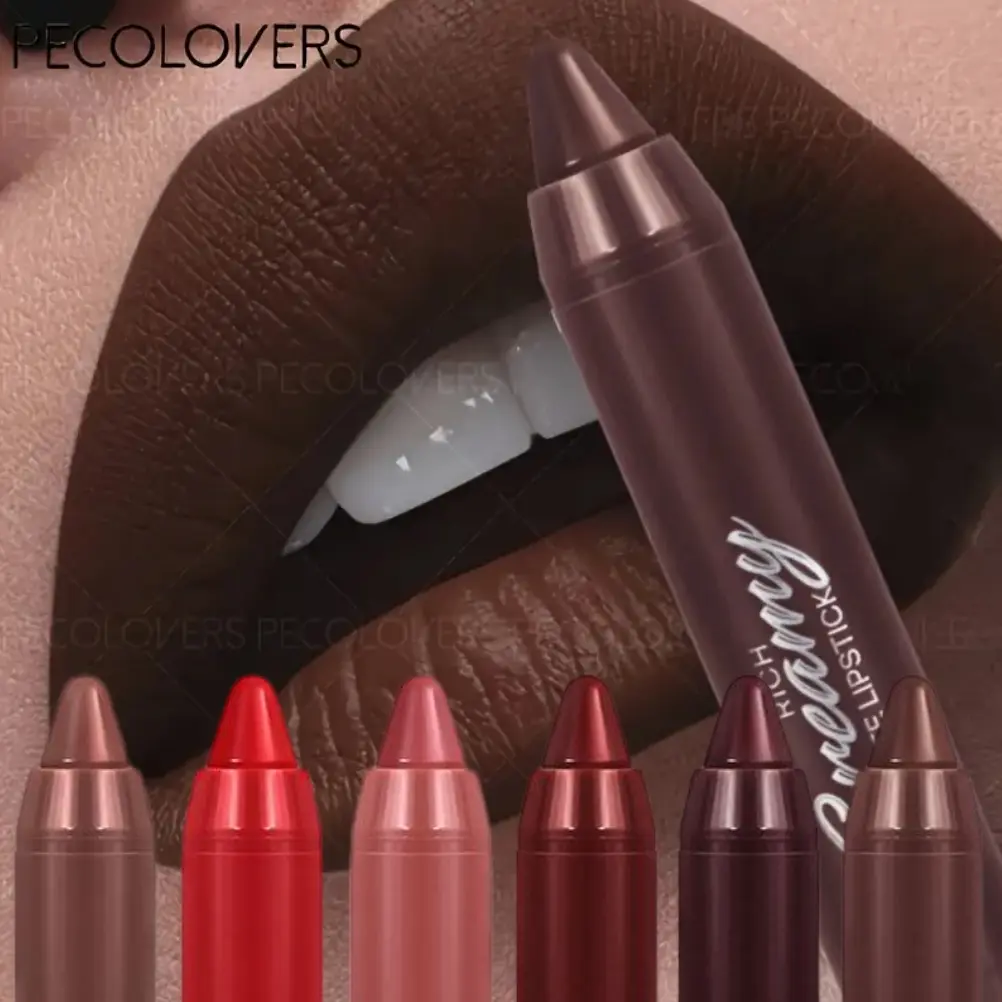 6pcs/set Matte Lipsticks, Cosmetics Products, Luxurious Long Lasting, Waterproof, Soft Texture, Rich Color Payoff, Suitable for All Skin Types, Ideal for Crafting Delicate Makeup Looks