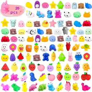 20Pcs Mystery Mochi Squishies, Cute Dumpling Squishies Squeezing Toys, Stress-Relieving Toys for Kids, Children's Party Gifts & Classroom Prizes, Dumpling Squishies Mystery