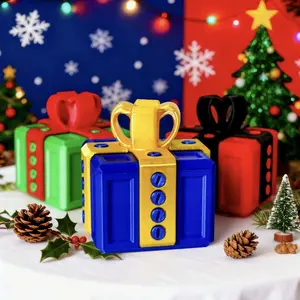 1 set of innovative 3D-printed prank gift boxes, creative surprises for special occasions, unique adult fun, ideal for home decor and desktop display—perfect Christmas gifts, gag gifts, blind boxes Christmas gift box