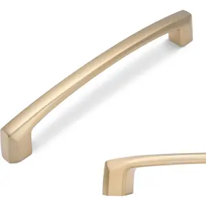 Free shipping/3p 10 Pack 5 Inch Kitchen Cabinet Handles Champagne Bronze Cabinet Pulls Zinc Alloy Drawer Pulls Kitchen Hardware
