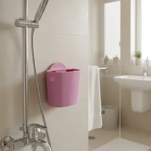 Wall-Mounted Hair Catcher with Strong Adhesive, No-Drill Bathroom Wall Mount, Long-Lasting Hair Collection, Anti-Clogging Design, Bathroom Shower Organizers, Bathroom Accessories, Bathroom Organizing Accessories