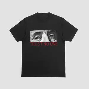 Trust No One Statement Shirt Abstract Eyes T-Shirt