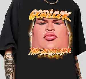 Gorlock The Destroyer Funny Chubby Girl T-Shirt Everyday Graphic Tee Perfect for Active Days and Casual Style Cotton Oversized