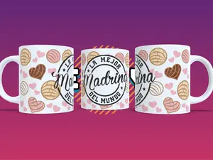 15 Oz Coffee Mug La Mejor Madrina Del Mundo\ The Best Godmother in the World.