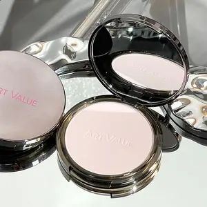 Oil Control Matte Setting Powder, Pressed Finishing Powder, Natural Finish Soft Focus Compact, Long-Lasting for Oily Skin, Perfect for Smooth Makeup Look
