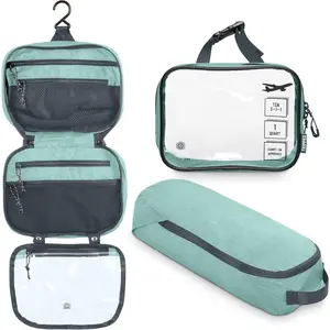 Toiletry Bag Kit Set:   Toiletry Bag + 311 TSA  Liquid Bag + Ultralight Accessory Organizer Pouch