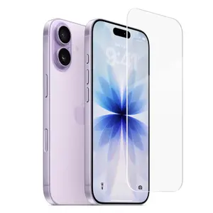 GuardZilla Tempered Glass for iPhone 16 Plus - High Definition Clarity, Reinforced Glass, Heat & Waterproof, Easy Installation Kit, Screen Protector