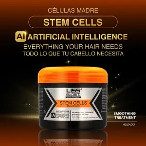 Liss Expert Professional Stem Cells Smoothing Treatment – Organic Keratin & Argan Oil – for Frizz-Free Repair & Shine (250 ml) -Shoulder Length Application