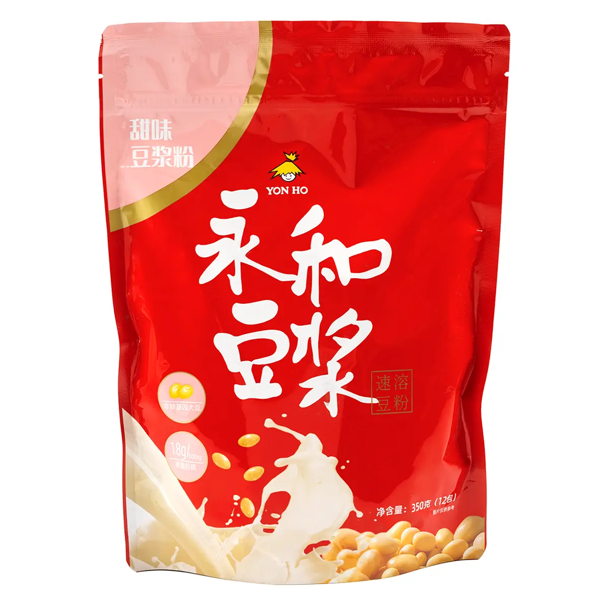 Yon Ho Sweet Soybean Powder 12pk 350g 12.4 oz Yon Ho Sweet Soybean Powder 12pk 350g 12.4 oz