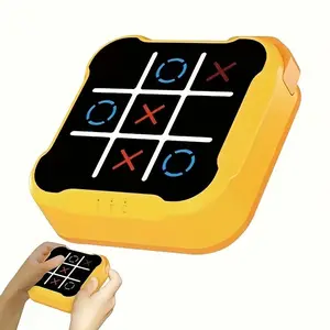 3 in 1 Handheld Puzzle Game Console, Portable Educational Game Console, Durable ABS Material Puzzle Chess Board Game, Suitable for Teenager and Adults