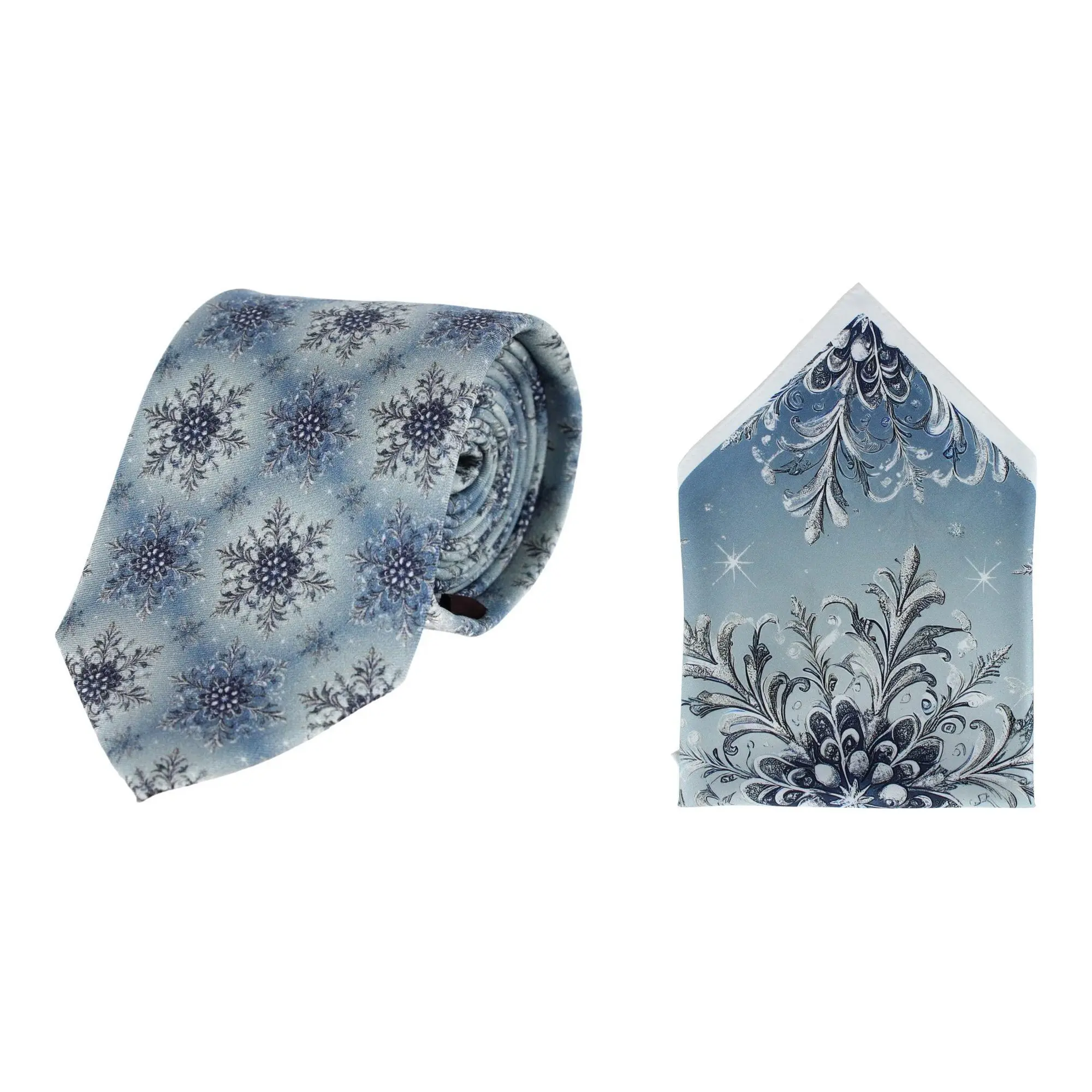 Trafalgar Clarence The Classy Snowflake Silk Holiday Bundle, Ties