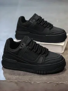 Bread shoes, fashionable student casual shoes, height increasing white shoes, thick soled board shoes, Walking Shoes, Sneaker, Sports Shoes