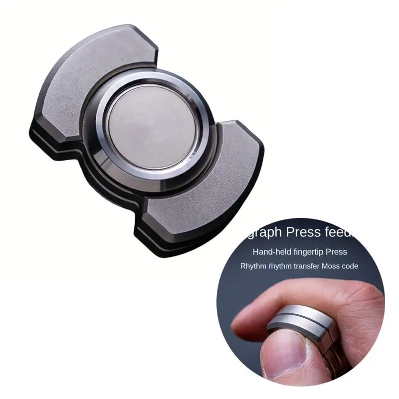 Unisex 3-in-1 Deformed Shape Fidget Spinner Coin - 1 Count High-Speed Rotation Toy for Indoor Leisure, Outdoor Recreation