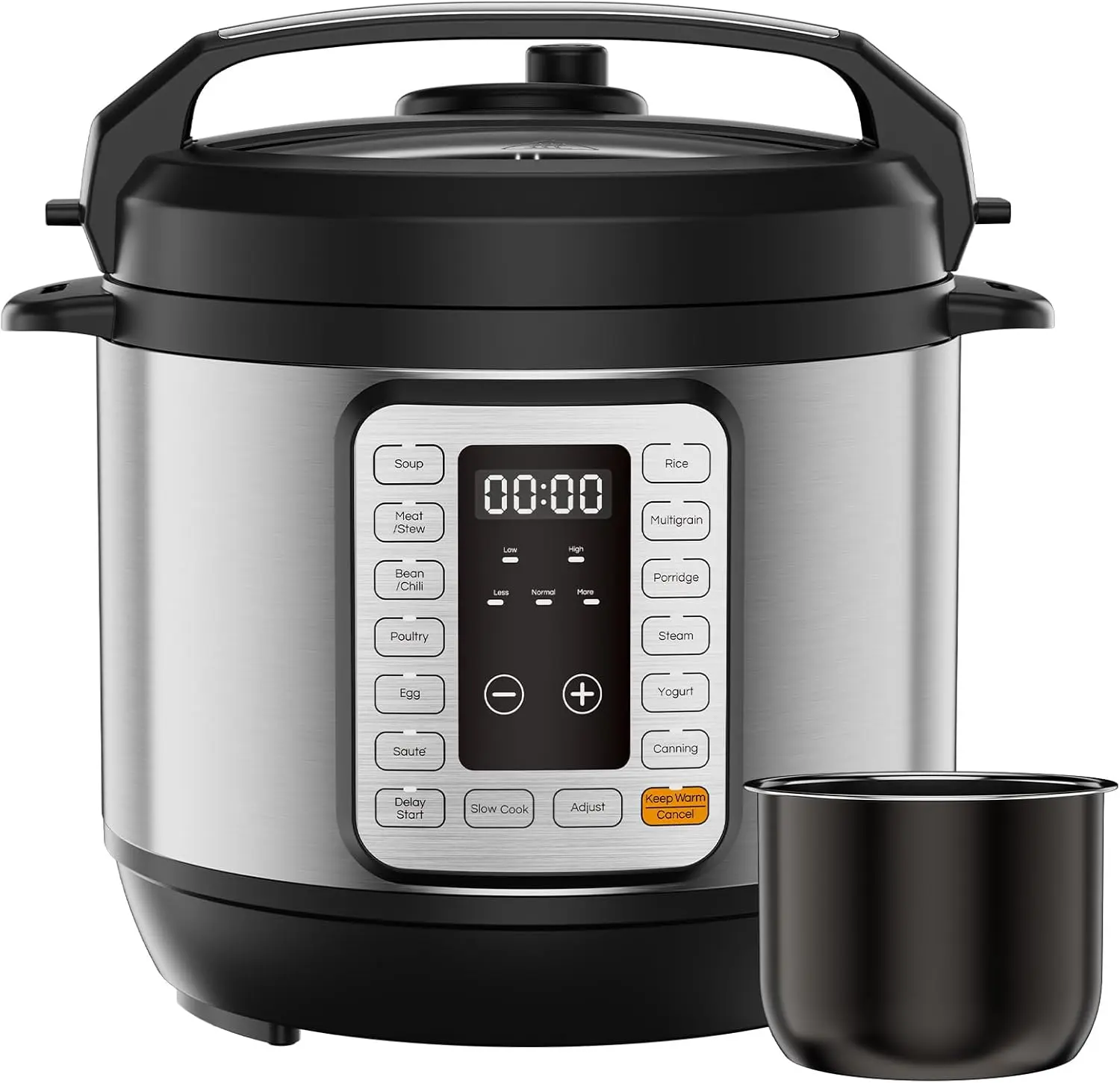 Multi Cooker Pressure Steamer Rice Cooker  Electric Pressure Cooker 3/6/8QT Ceramic Inner Pot 12 Smart Programs For Family Dinner Batch Cooking Meal Prep