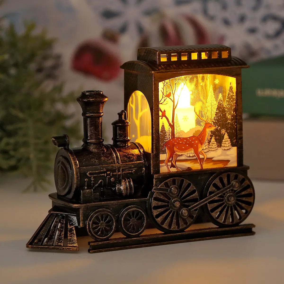 Seasonal Home and Living Decoration Train Night Light
