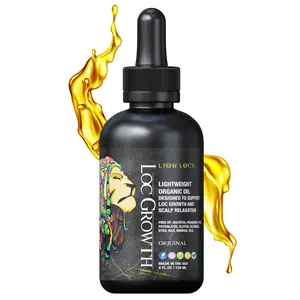 Lion Locs Loc Growth Oil & Scalp Soother for Comfort - Natural & Organic Haircare Perfect for Dreads, Dreadlocks, Braids, Faux Locs & More! Moisturizing & Nourishing