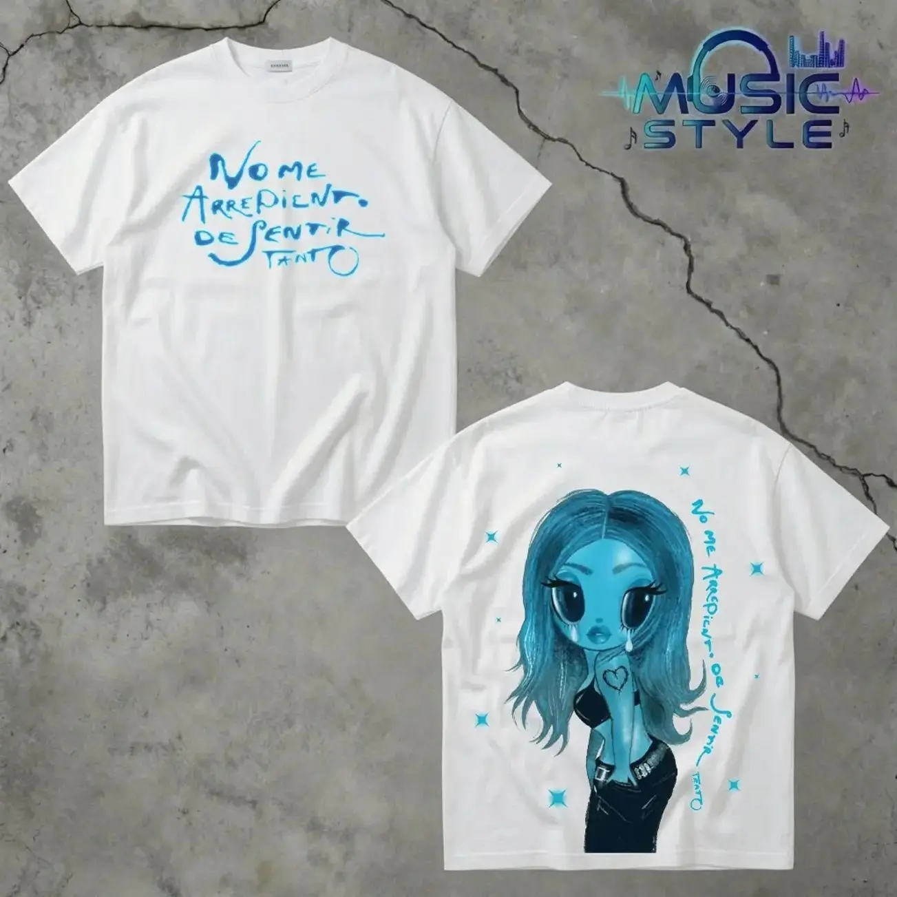 New Album Karol-G No Me Arrepiento de Sentir Tanto T-Shirt, Two-Sided Latin Music Graphic Tee, Premium 100% Cotton Concert Shirt, La Bichota Fan Gift, Reggaeton Tour Merch V81