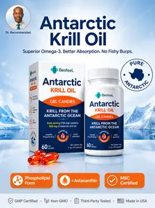 [Upgraded to easy-peel lid]High-potency krill oil—an essential supplement for those managing Healthcare Fitness