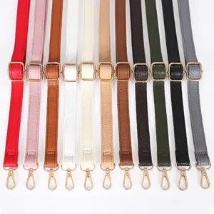 1.8cm wide leather bag strap,Punch-free crossbody bag strap replacement strap adjustable strap