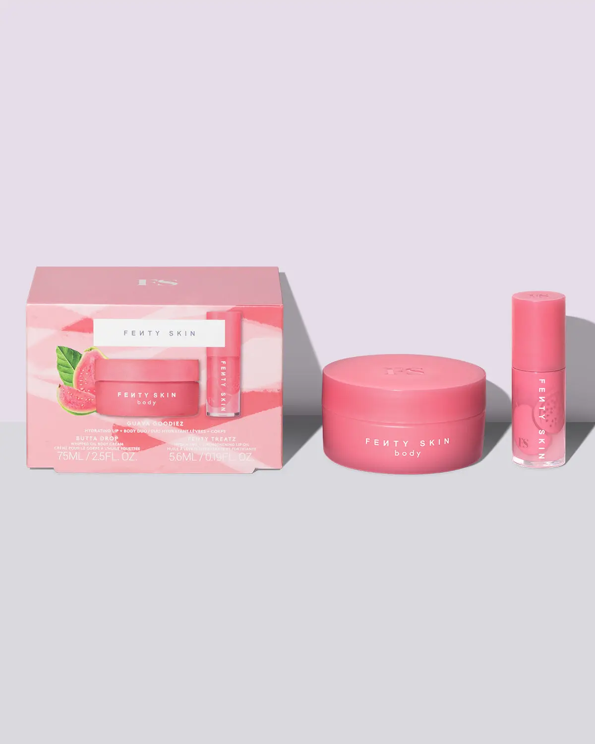 Fenty Skin Guava Goodiez Hydrating Lip + Body Duo Fenty Skin Guava Goodiez Hydrating Lip + Body Duo