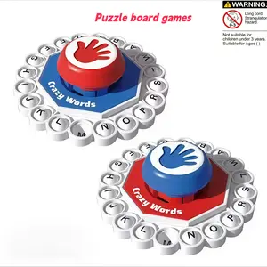 Letter Wheel Desktop Toy, Word Board Game, Interactive Learning, Indoor Party Fun, Perfect Birthday Gift for Boys and Girls