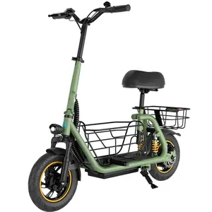 Gyroor C1 Pro 800W Scooter – Dual Baskets for Cargo & Pets