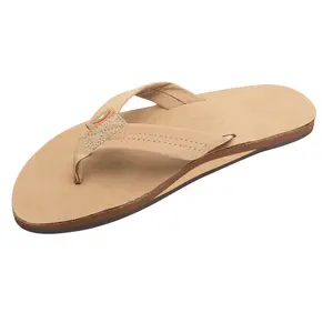 Rainbow Men's 301ALTSO Single Layer Premier Leather Strap Sandals Sierra Brown