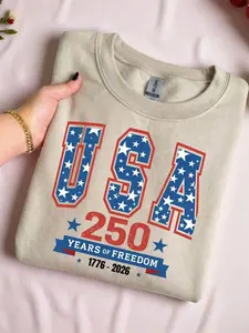 Happy 250th Birthday USA Sweatshirt America 250th Anniversary Semiquincentennial Gift USA 250 Shirt Independence Day 4th of July