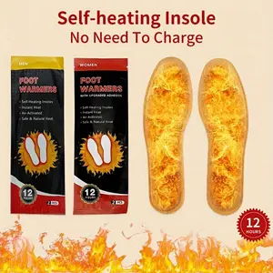 TikTokShopfalldealsforyou  2/4 Pairs ThermaWarm Self-Heating Foot Warmers, Ideal for Outdoor Activities, Camping, Hiking, Skiing - Perfect Christmas Gift,12-Hour Constant Heat Polyester Non-Woven Fabric Insoles for Men & Women,