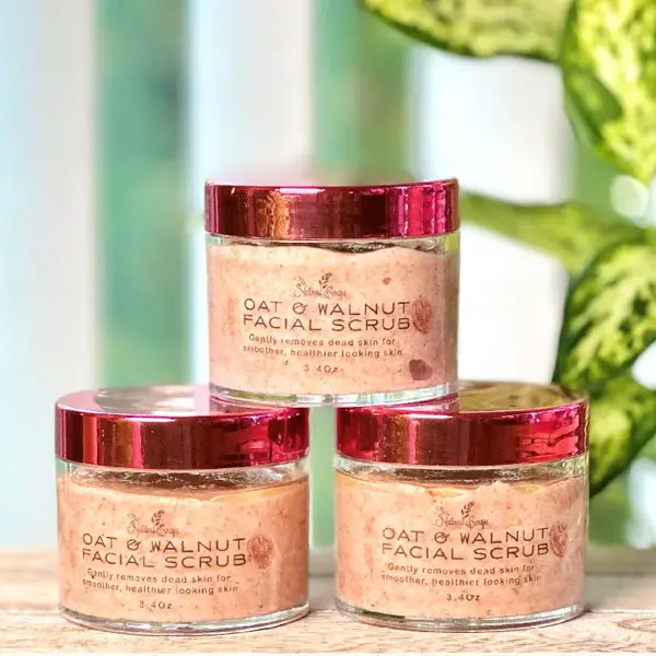 Oats and Walnut Facial Scrub