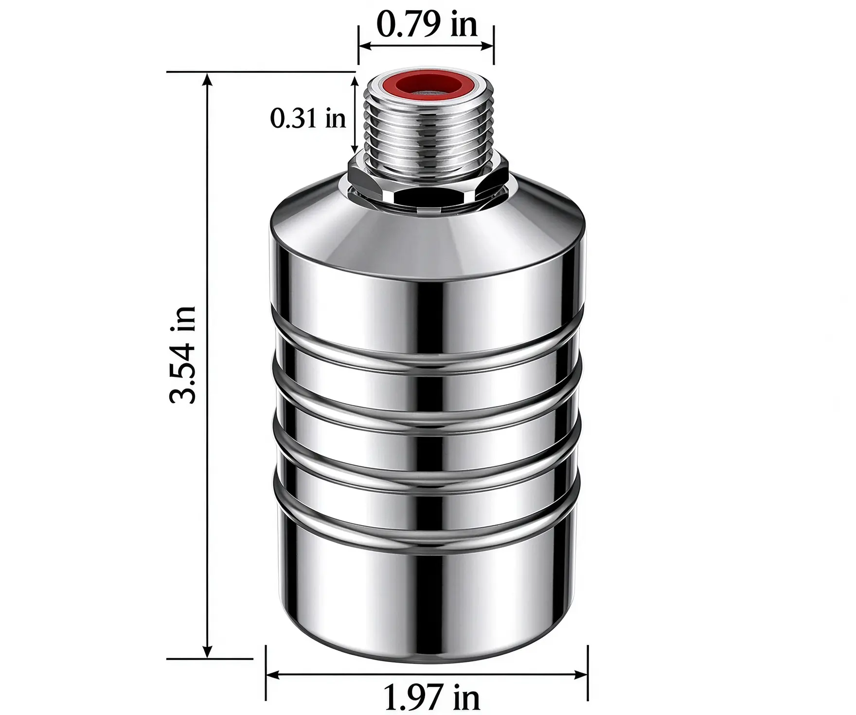 Automatic Water Level Control Float Valve, Top Inlet Water Shut Off Valve, Auto Stop Water Filling for Water Tank, Water Tower, Pool
