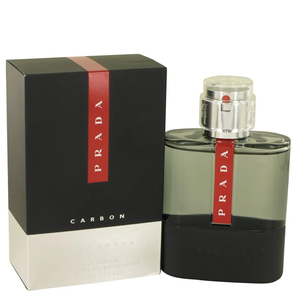 212 MAIN Prada 536935 3.4oz Luna Rossa Carbon Eau De Toilette Spray for Men