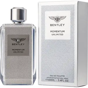 BENTLEY Momentum Unlimited Men's EDT-Type Cologne, 3.4 fl oz Spray - Packaged, Bottle, Fragrant, Strong, Non-Sweet Men's Fragrance with Aromatic Citrusy Scent, Grapefruit Top Notes, Cardamom Blend, High-Quality Refined Freshness, New In Box, Packaged Men'