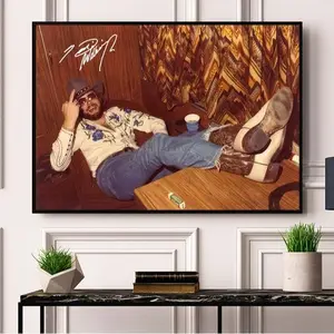 [Up to 65% Off][Free Shipping][No Frame] Hank Williams Middle Finger Signature Poster, Vintage Anime Art Graphic Paper Print, Custom Sizes Available, Room Decoration for Balcony,Bathroom,Classroom - Home Decor Supplies