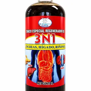 3-in-1 Liquid Supplement for Liver, Kidney, and Pancreas Support (Tónico Especial Páncreas + Hígado + Riñones) | 1L