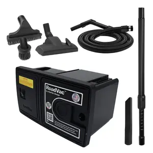 RoadVac Z1 Compact Central Vacuum System for RVs, Boats & Tiny Homes with 35' Stretch Hose & Tool Kit