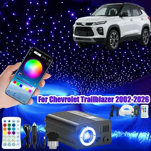 Starlight Headliner Kit,Twinkle RGBW Fibre Optic Lights Star Ceiling Light for Car Ceiling Headliner Decoration with Music+APP+Remote Control RGBW   Starlight Car Roof   For Chevrolet Trailblazer 2002-2026