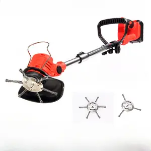 Lawn mower steel wire weed wheel, 6-inch blade/head for grass cutting, rust removal, weeding disc, garden accessory Portable