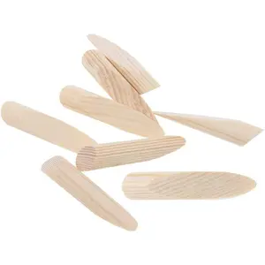100 Pack Solid  Pocket Hole Plugs Pine for Pocket Hole Jig Woodworking Tool with a Storage Case(100)