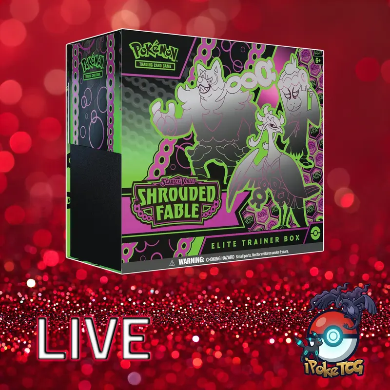 pokemon scarlet and violet shrouded fable booster box Pokémon Scarlet & Violet Shrouded Fable Booster Bundle Display main image 1