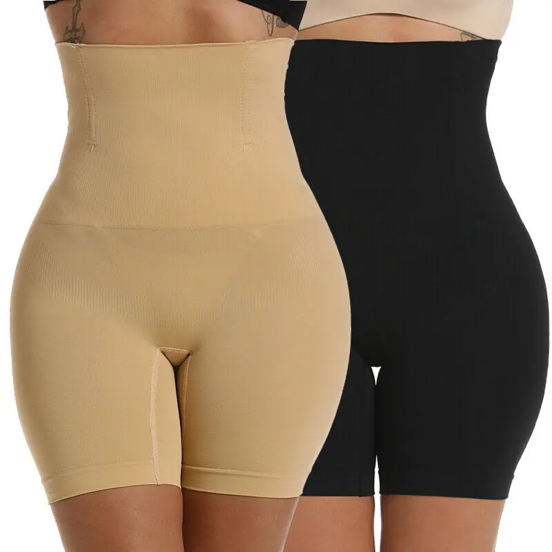 Women High Waist Seamless Shapewear Butt Lifter Shorts Tummy Control Body Shaper Pants Comfortable Compression Sculpting Panty