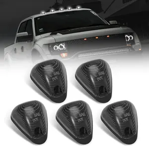 LED Cab Clearance Lights,Rooftop Marker Running Light Compatible for Ford F150 F250 F350 F450 F550 1999-2016 Super Duty Pickup Trucks (Smoked White)