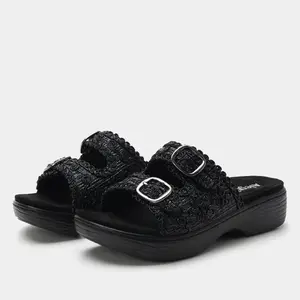Oona Fancy Black Sandal