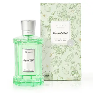 ROMASS Coastal Chill Eau de Parfum Unisex Fragrance with Frosted Bergamot, Tidepool Moss & Sun-Bleached Ambergris | 3.4oz/100ml TikTokShopBlackFriday