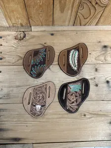 Tooled Leather Belt Sheaths!