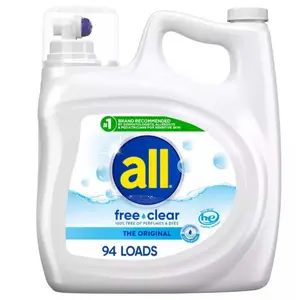 all Free Clear for Sensitive Skin Liquid Laundry Detergent, 94Loads, 141 fl.oz